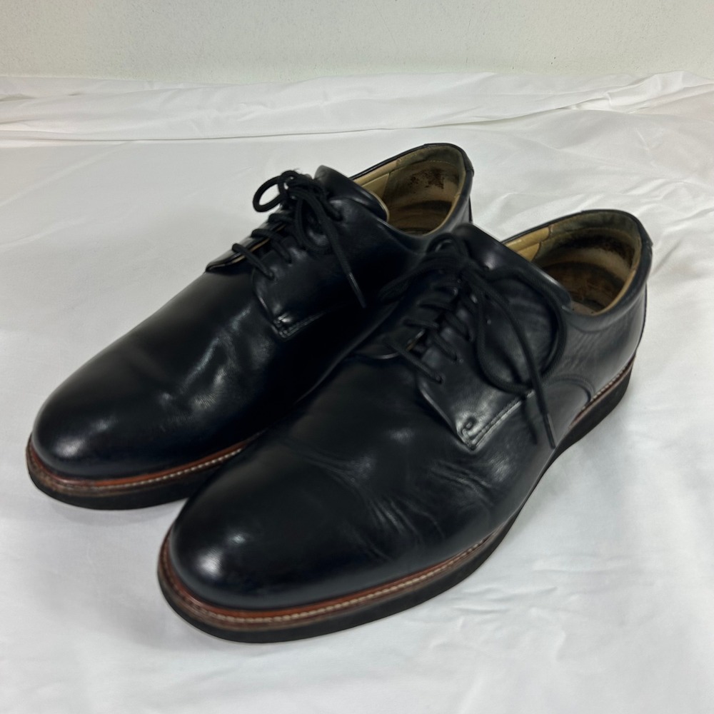 Samuel Hubbard Founder Black Leather Oxford Shoes‎ Comfort M2100-048 12W $285